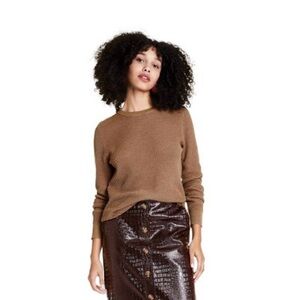 Rachel Comey x Target Designer Stitched Crewneck Pullover Sweater Brown S NWT